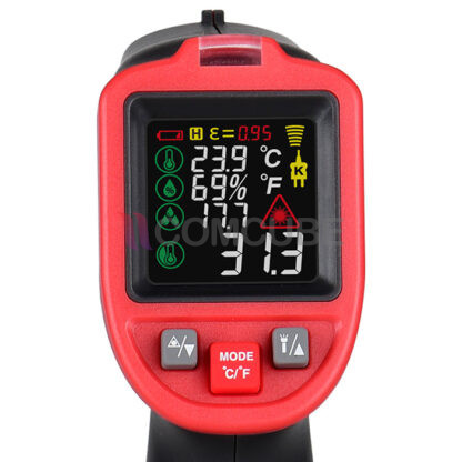 IR Thermometer/ความชื้น/เทอร์โมคัปเปิล Wintact WT323C (650℃) - Image 3