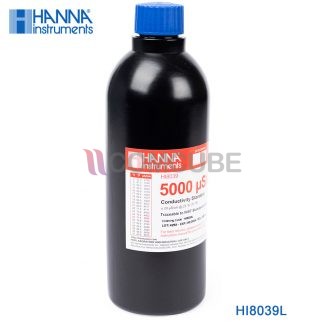 น้ำยามาตรฐาน 5,000 µS/cm conductivity standard HANNA HI8039L (500 มิลลิลิตร)