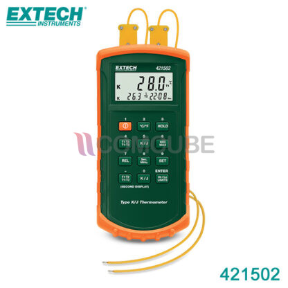 Thermometer แบบ Thermocouple  2 แชนแนล EXTECH 421502