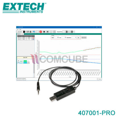 EXTECH 407001-PRO ซอฟต์แวร์และสายเชื่อมต่อ Data Acquisition