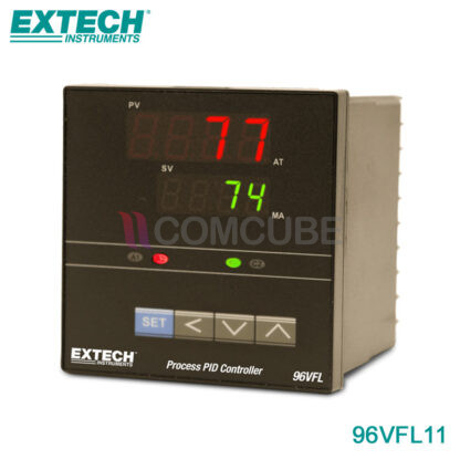 1/4 DIN PID เครื่องควบคุมอุณหภูมิ 2 Relay Output EXTECH 96VFL11