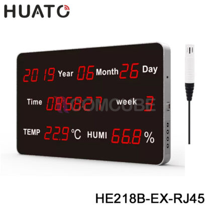 HUATO HE218B-EX-RJ45 แบบ External Sensor/RJ45 Connect (LED 1.8 นิ้ว)