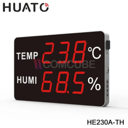 HUATO HE230A-TH แบบ Interal Sensor (LED 3 นิ้ว) เครื่องวัดอุณหภูมิ/ความชื้น