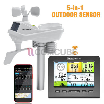 สถานีตรวจวัดสภาพอากาศ NicetyMeter 036A-029T Weather Station