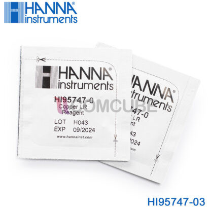 ทองแดง Copper รีเอเจนต์ช่วงต่ำ HANNA HI95747-03 (300 tests)