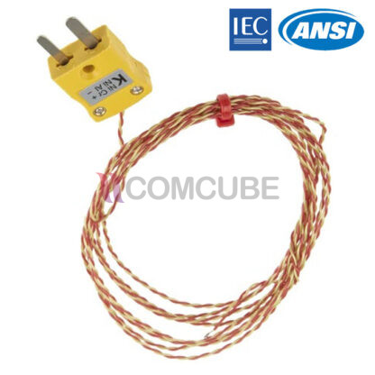 250°C Type K Thermocouple สายยาว 2 เมตร (ANSI)