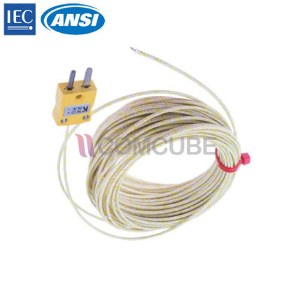 350°C ANSI Type K Thermocouple สายยาว 10 เมตร (1/0.3mm Diameter)