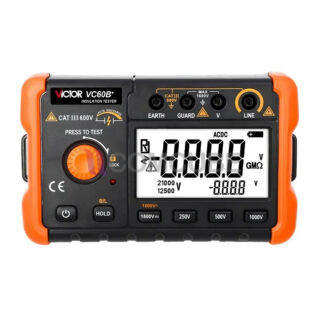 เครื่องวัดความเป็นฉนวน Insulation Tester VICTOR 60B+ (4.99GΩ)