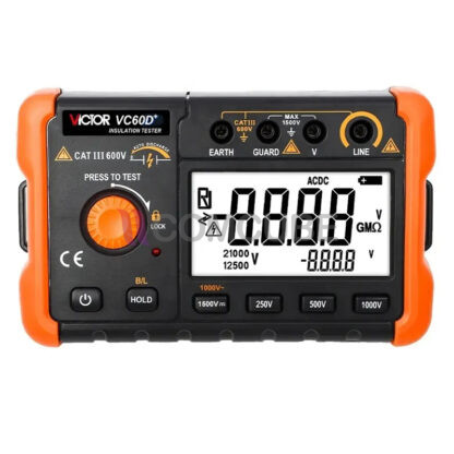 เครื่องวัดความเป็นฉนวน Insulation Tester VICTOR 60D+ (49.9GΩ)