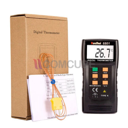 เทอร์โมมิเตอร์ แบบเทอร์โมคัปเปิล K type RuoShui 6801 - Image 2