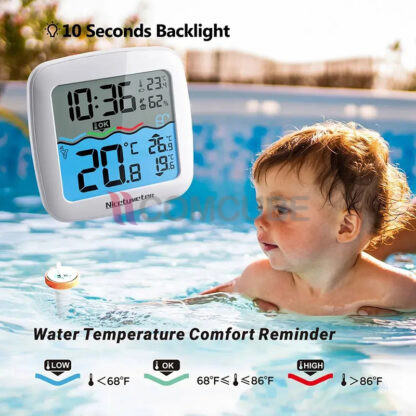 เครื่องวัดอุณหภูมิสระว่ายน้ำ Swimming Pool Thermometer Nicety TX15N - Image 2