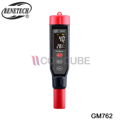 BENETECH รุ่น GM762 PH Meter จอสี (0.1 Resolution)