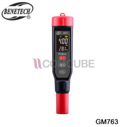 BENETECH รุ่น GM763 PH Meter จอสี (0.01 Resolution)