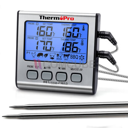 ThermoPro รุ่น TP17 เทอร์โมมิเตอร์ 2 แชนแนล