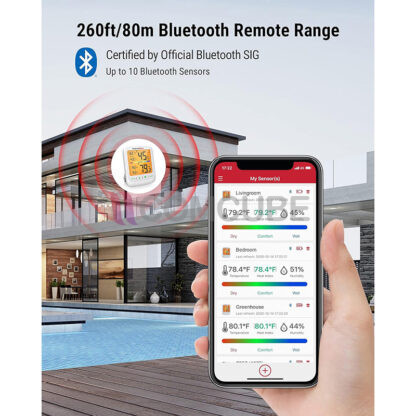 ThermoPro รุ่น TP359 เครื่องวัดอุณหภูมิ/ความชื้น พร้อม Bluetooth - Image 4