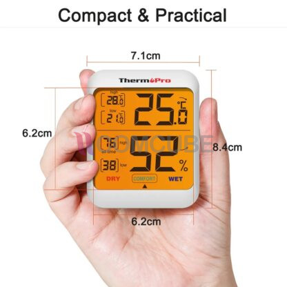 ThermoPro รุ่น TP53 เครื่องวัดอุณหภูมิ/ความชื้น พร้อม Backlight - Image 6