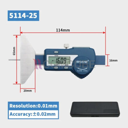 SHAHE รุ่น 5114-25 เกจวัดความลึก Depth Gauge