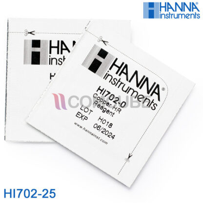 ทองแดง Copper รีเอเจนต์ช่วงสูง HANNA HI702-25 (25 tests)