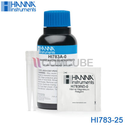 Magnesium ในน้ำทะเล รีเอเจนต์ HANNA HI783-25 (25 tests)