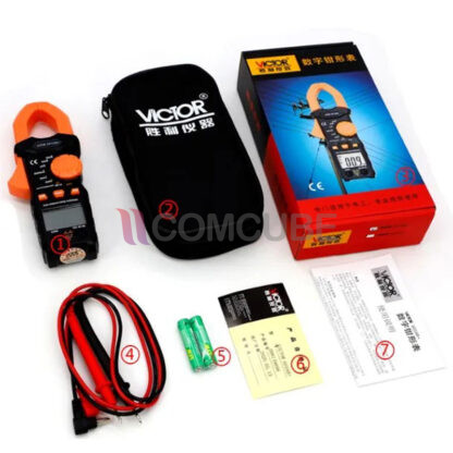 Victor รุ่น 3218+ แคลมป์มิเตอร์ Clamp Meter (AC 500A, DC 200mA) - Image 2