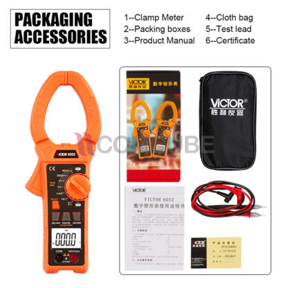 Victor รุ่น 6052 แคลมป์มิเตอร์ Clamp Meter (ACC 2000A) - Image 2