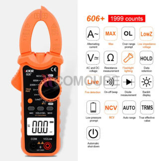 Victor รุ่น 606+ แคลมป์มิเตอร์ Clamp Meter (AC 600A)