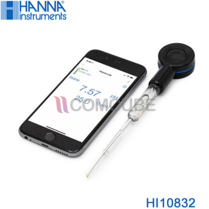 HANNA HI10832 pH Meter แบบไร้สายสำหรับ Microbulb