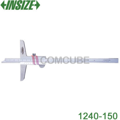 เวอร์เนียร์วัดลึก 150mm Depth Gauge INSIZE 1240-150 (0.05mm)