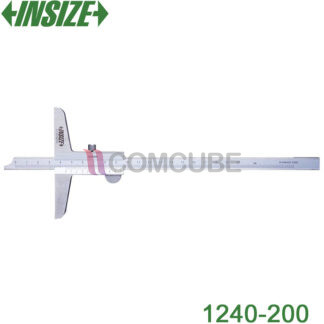 เวอร์เนียร์วัดลึก 200mm Depth Gauge INSIZE 1240-200 (0.05mm)