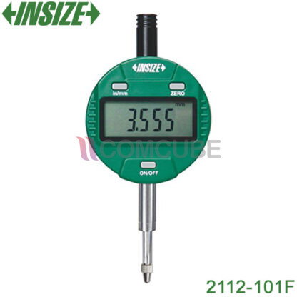 ไดอัลเกจดิจิตอล 12.7mm หลังแบน INSIZE 2112-101F (ความละเอียด 0.001mm)