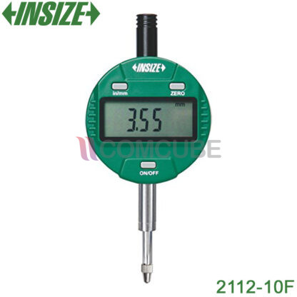 ไดอัลเกจดิจิตอล 12.7mm หลังแบน INSIZE 2112-10F (ความละเอียด 0.01mm)
