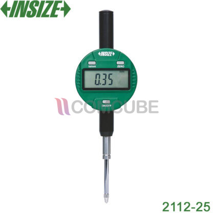 ไดอัลเกจดิจิตอล 25.4mm ดึงหลัง INSIZE 2112-25 (ความละเอียด 0.01mm)