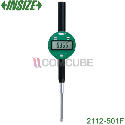 INSIZE 2112-501F ไดอัลเกจดิจิตอล 50.8mm หลังแบน (ความละเอียด 0.001mm)