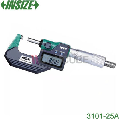 ไมโครมิเตอร์แบบกันน้ำ/Data Output INSIZE 3101-25A (0-25mm)