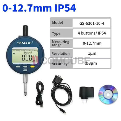 ไดอัลเกจ 4 ปุ่ม 0.001mm SHAHE GS-5301-10-4 (12.7mm)