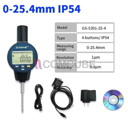 ไดอัลเกจ 4 ปุ่ม 0.001mm SHAHE GS-5301-25-4 (25.4mm)
