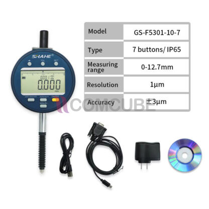 ไดอัลเกจ 7 ปุ่ม 0.001mm SHAHE GS-F5301-10-7 (12.7mm)
