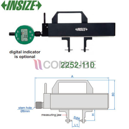 INSIZE 2252-110 Comparison Gauge 25-90mm (ภายนอก)
