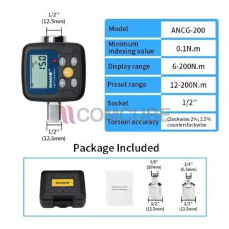 เครื่องวัดแรงบิด 200N.m SHAHE ANCG-200