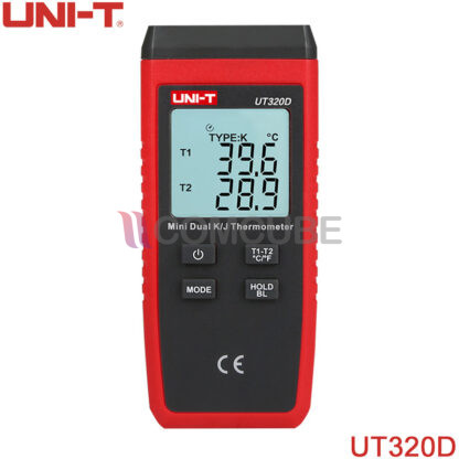 เทอร์โมมิเตอร์ 2 แชนแนล -50℃~1300℃ UNI-T UT320D