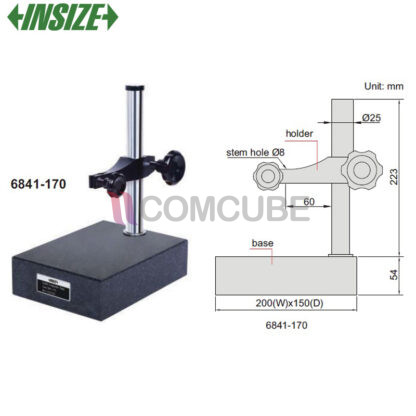 INSIZE 6841-170 Test Stand สำหรับ Dial Gauge
