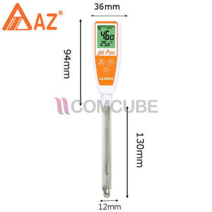 AZ Instrument 8693 pH Meter แบบ Full Glass - Image 2