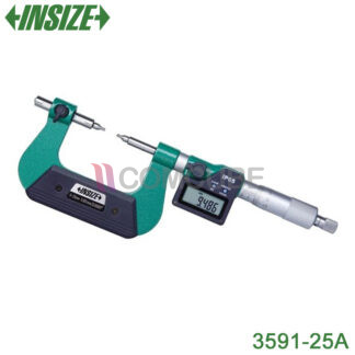 INSIZE 3591-25A Micrometer แบบ Gear Tooth (0-25mm)