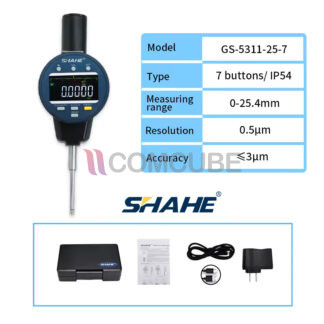 ไดอัลเกจ 25.4mm/0.5μm SHAHE GS-5311-25-7 (IP54)
