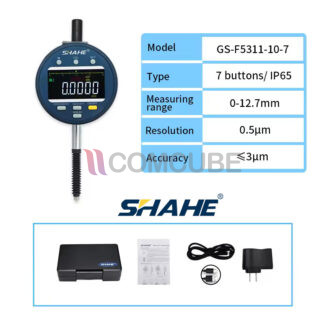 ไดอัลเกจ 12.7mm/0.5μm SHAHE GS-F5311-10-7 (IP65)