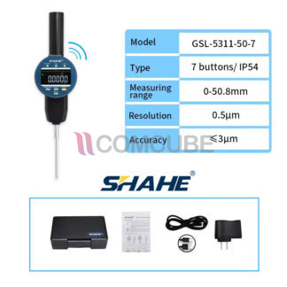 ไดอัลเกจ 50.8mm/0.5μm SHAHE GSL-5311-50-7 (IP54)