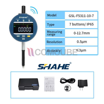 ไดอัลเกจ 12.7mm/0.5μm SHAHE GSL-F5311-10-7 (IP65)