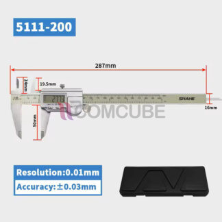 SHAHE 5111-200 Vernier Caliper 8 นิ้ว (IP67)