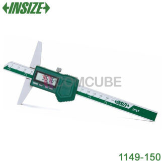 INSIZE 1149-150 เกจวัดความลึก 0-150mm ฐานกว้าง 100mm