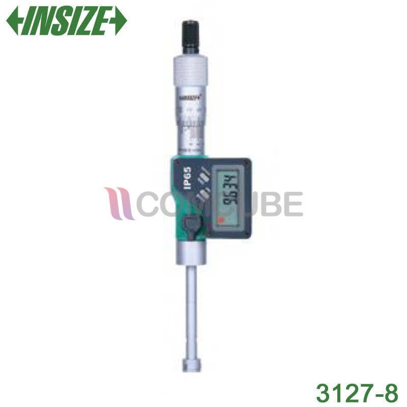 INSIZE 3127-8 ไมโครมิเตอร์วัดใน 6-8 มม./0.24-0.31 นิ้ว (แบบ 3 จุด)